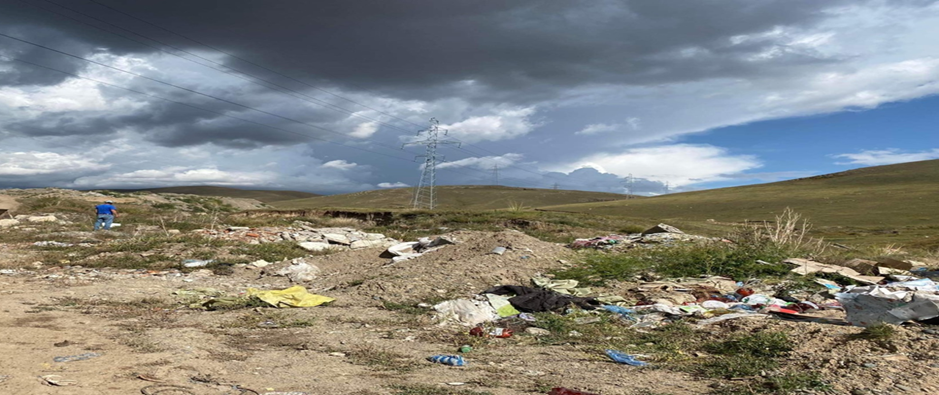 Garbage dumpsite before treatment