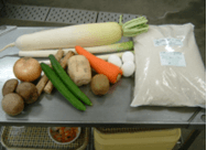 Providing EM grown vegetables 