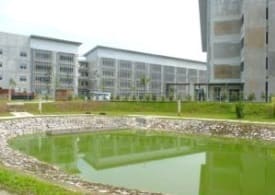 Oxidation pond at the school