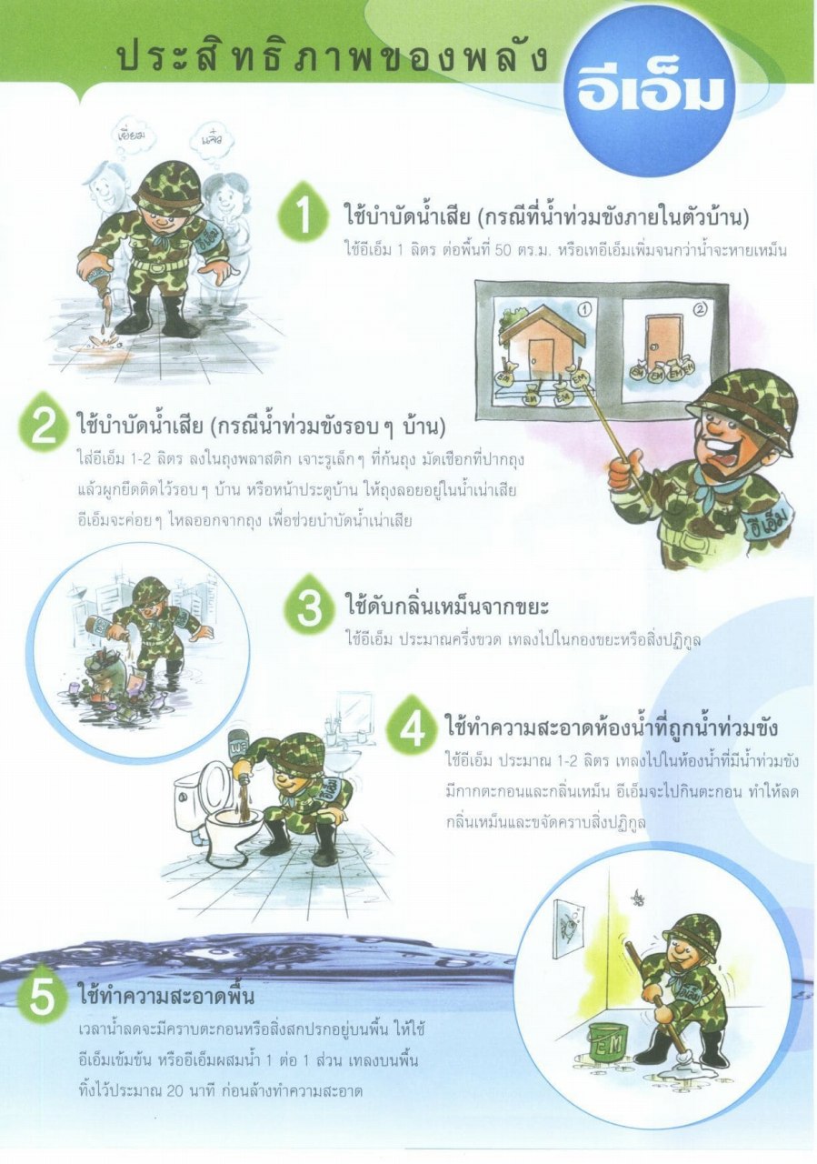 Leaflet explaining how to use EM