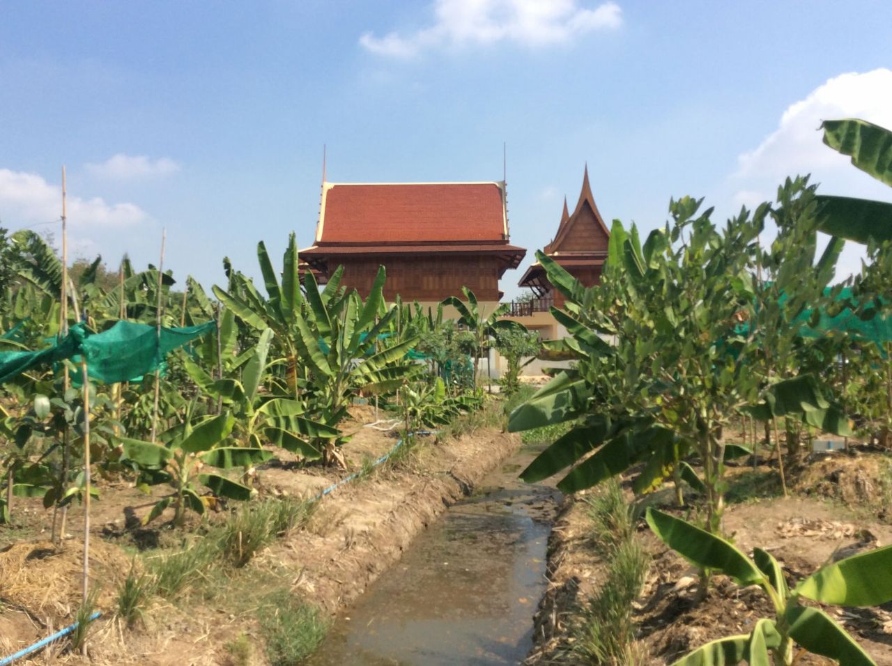 Fertilizers from the recycle center are applied in neighboring parks