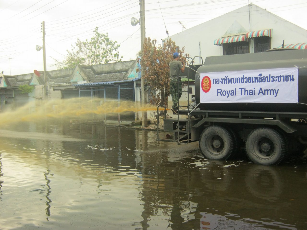 Flood relief supply for cleaning