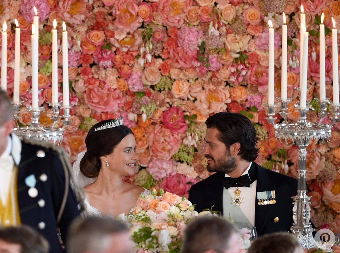 EM Roses at Swedish Prince Marriage